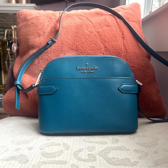 Kate Spade Staci Dome Saffiano Leather Crossbody Bag - Picture 8 of 8